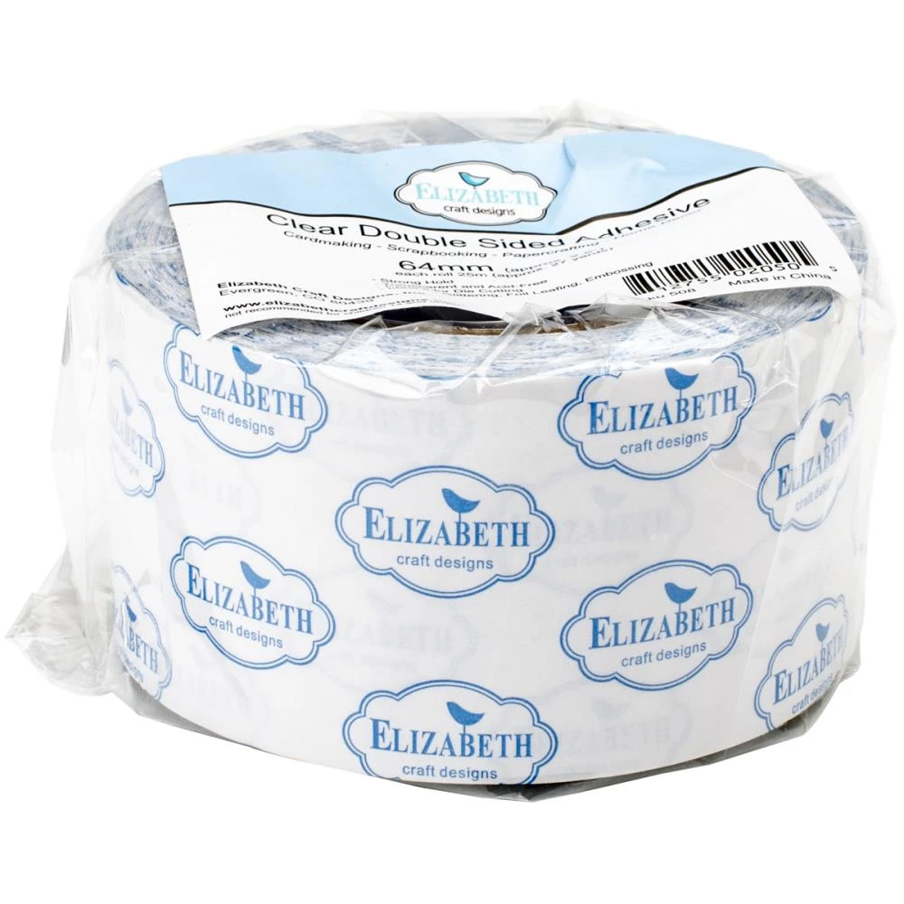 Elizabeth Craft Clear Double-Sided Adhesive Tape - 2.5"X27yd 3 Elizabeth Craft Clear Double-Sided Adhesive Tape - 2.5"X27yd