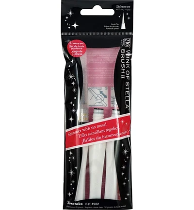 Wink Of Stella Brush Sets - Clear + Refill Set 3 Wink Of Stella Brush Sets - Clear + Refill Set