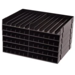 Stifte Aufbewahrungsbox Schwarz 6pcs