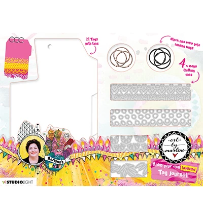 Studiolight BM DIY Layered Tag Journal Marlene’s World Nr.14 3 Studiolight BM DIY Layered Tag Journal Marlene’s World Nr.14