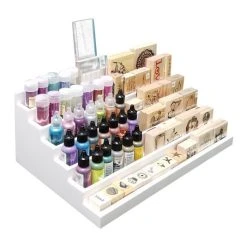 Totally-Tiffany Stamp&Supply Stadium 6 Level, One Size, White 13 Totally-Tiffany Stamp&Supply Stadium 6 Level, One Size, White -stamp shop 6 laags stempel accessoire opbergsysteem5