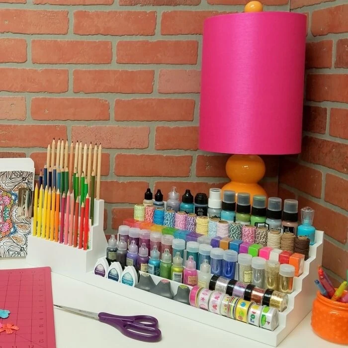 Totally-Tiffany Stamp&Supply Stadium 6 Level, One Size, White 9 Totally-Tiffany Stamp&Supply Stadium 6 Level, One Size, White – Bild 7