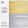 Crafters Companion Crafter's Companion Luxury Mirror Paperpad 12x12 Everyday Metallics -stamp shop cc luxury mirror paperpad 30x30 cm 1