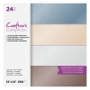 Crafters Companion CC- Paperpad Parelmoer 30x30 Cm - Caramel And Cream