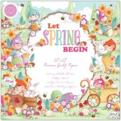 Craft Consortium- Let Spring Begin 12x12 Inch Paper Pad