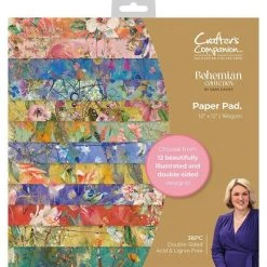 Crafters Companion Bohemian Collection 12x12 Inch Paper Pad