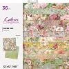 Crafters Companion Floribunda 12x12 Inch Paper Pad -stamp shop crafters companion floribunda 12x12 inch paper pad
