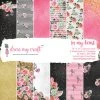 Dress My Craft - In My Heart 12x12 Inch Paper Pad -stamp shop dress my craft in my heart 12x12 inch paper pad dm