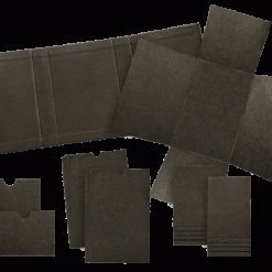 Graphic 45 - Interactive Folio Album Black -stamp shop graphic 45 interactive folio album black 4502565