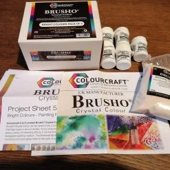 Brusho Bright Colours Pack - 5 X 15g