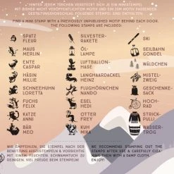 Catsonappletrees Cat On Appletrees - Ministempel-Adventskalender 5 -stamp shop ministempel adventskalender 52