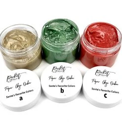 Picket Fence Studios Paper Glaze Ombre Santa's Favorite Colors