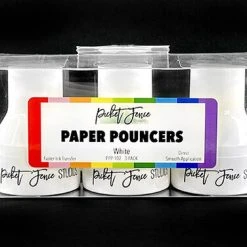 Picket Fence Studios - Paper Pouncers White (3pcs)