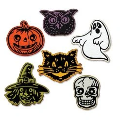 Sizzix - Thinlits Die Set 12PK Retro Halloween