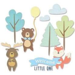 Sizzix - Thinlits Die Set 26PK Woodland Baby Set