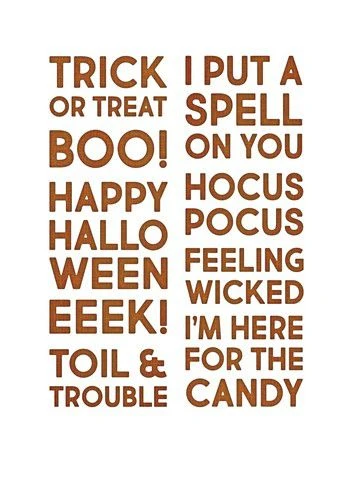 Sizzix - Thinlits Die Set 9PK Bold Text Halloween 3 Sizzix - Thinlits Die Set 9PK Bold Text Halloween