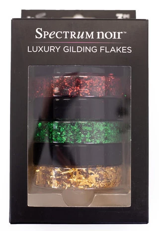 Spectrum Noir - Luxury Gilding Flakes Christmas (3x50ml) 3 Spectrum Noir - Luxury Gilding Flakes Christmas (3x50ml)