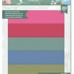 Crafters Companion Sara Signature - Country Lane - A4 Linen Cardstock