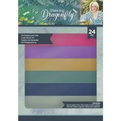 Crafters Companion Sara Signature - Dancing Dragonfly - A4 Linen Cardstock