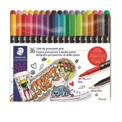 Staedtler Handlettering Perm. Double Point - Set 36 St