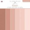 CREATIVE EXPRESSIONS Everyday Shades Of Blush 8x8 Inch Coloured Card Pack -stamp shop the paper boutique everyday shades of blush 8x8 in